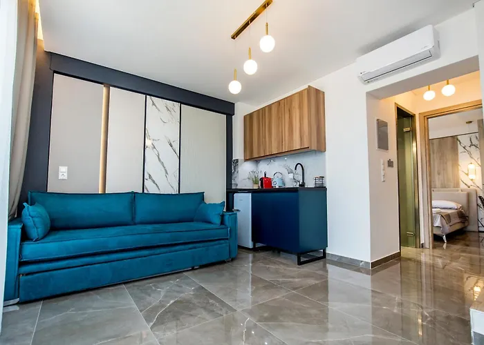 아파트 Aigli Skala Maries Deluxe Skála Marión