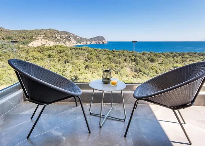 Aigli Skala Maries Deluxe 아파트 *