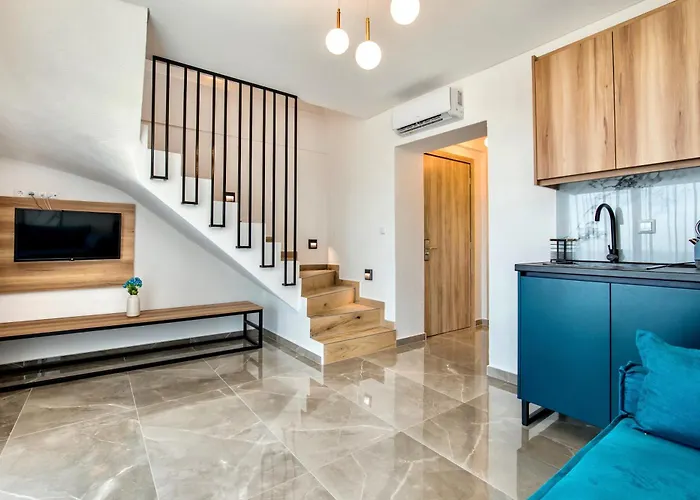 아파트 Aigli Skala Maries Deluxe Skála Marión