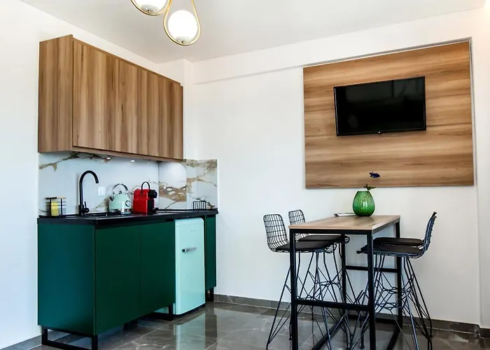 아파트 Aigli Skala Maries Deluxe Skála Marión