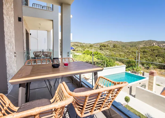 아파트 Aigli Skala Maries Deluxe