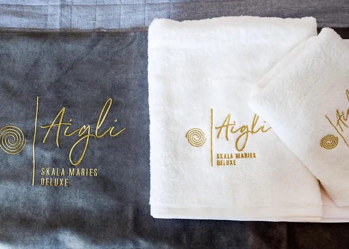 아파트 Aigli Skala Maries Deluxe *