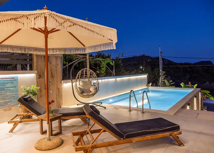 Aigli Skala Maries Deluxe 아파트 *