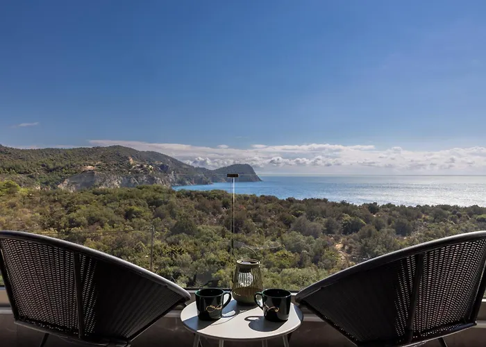 아파트 Aigli Skala Maries Deluxe Skála Marión